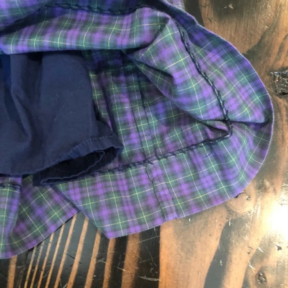 Polo Ralph Lauren Tartan Plaid Dress Sz 14 - Picture 4 of 8